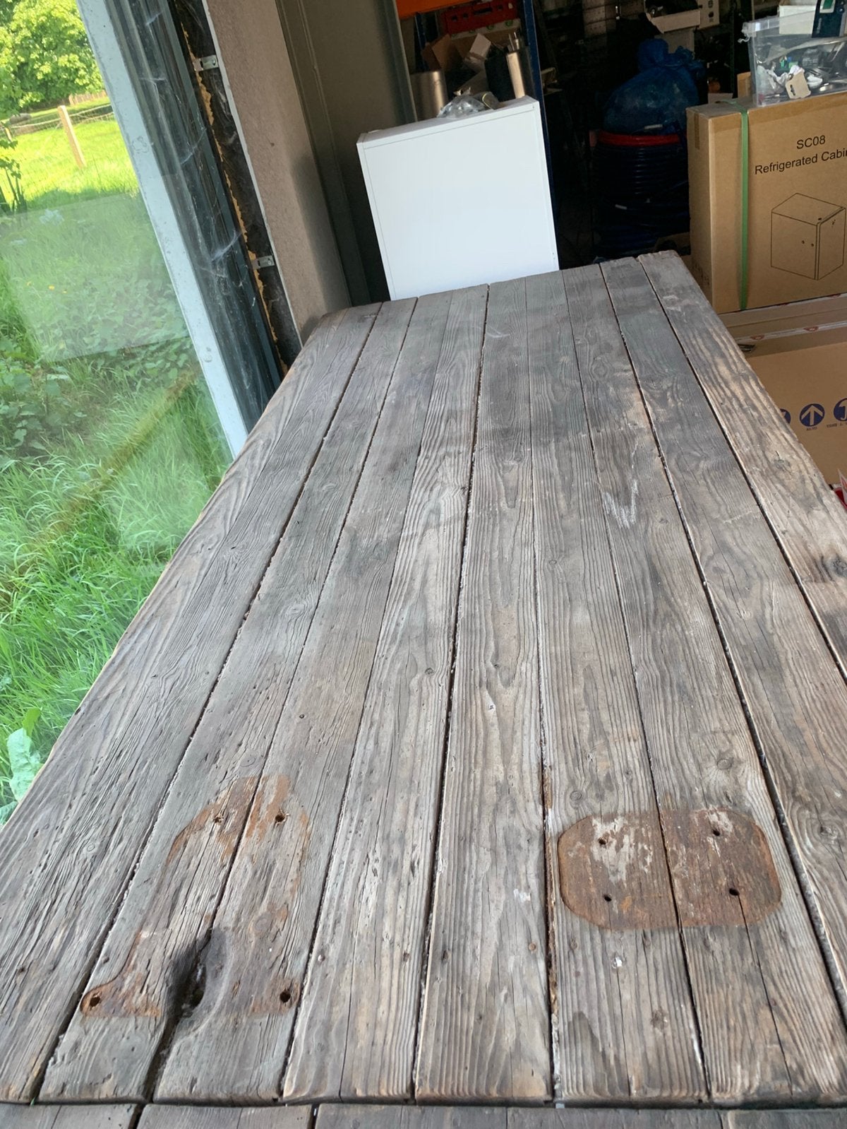 Tafels, Huis en Inrichting, Ophalen, Gebruikt, 50 tot 100 cm, Landelijk