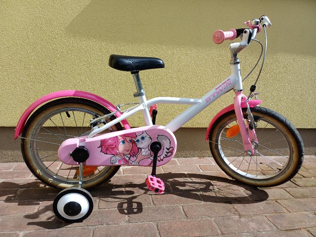 Meisjesfiets 16 inch B-Twin Docto Girl 500, Kortrijk, Ophalen, Gebruikt, 16 inch, Betwin