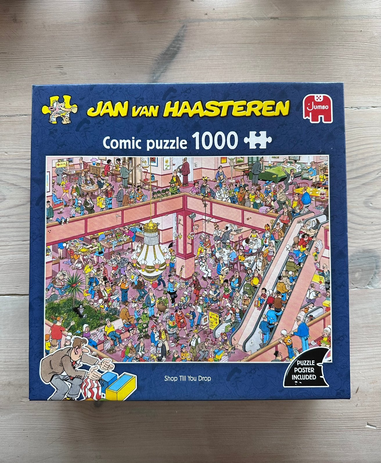Puzzel Jan Van Haasteren 1000stuks JVH (4+1 GRATIS), Ophalen, Zo goed als nieuw