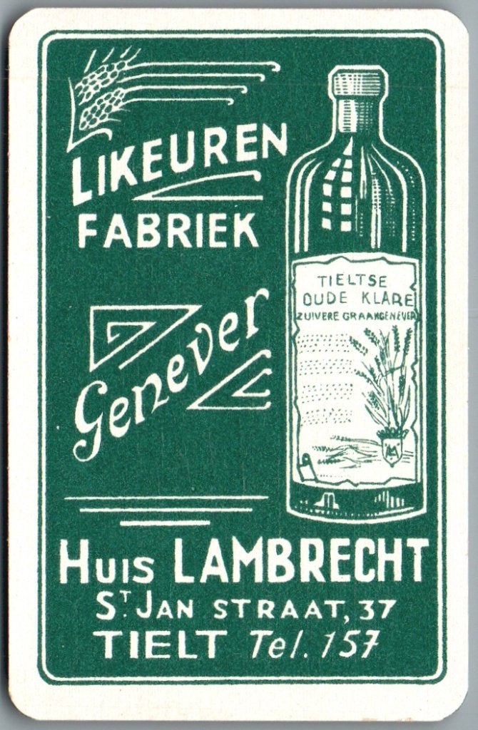 speelkaart - LK15776 - Lambrecht Tielt, Ophalen of Verzenden, Zo goed als nieuw, Speelkaart(en)