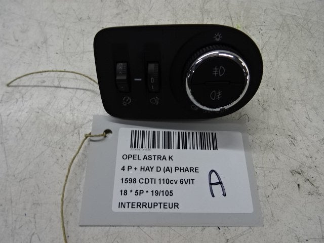 COMMUTATEUR Opel Astra K (01-2015/12-2022), Utilisé, Opel