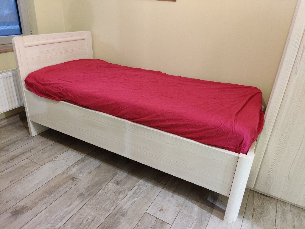 Lit étudiant à moitié prix, 90 cm, Enlèvement, Une personne, Comme neuf