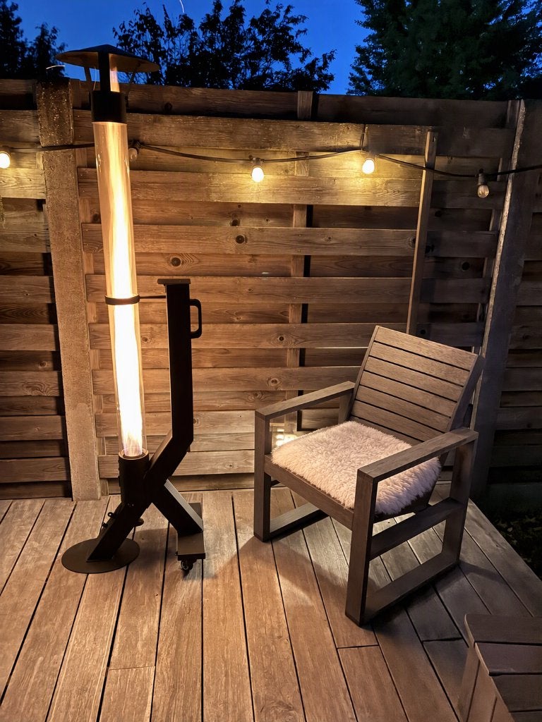Pellet terrasverwarmer, Jardin & Terrasse, Neuf, Électrique, Rotatif, Enlèvement ou Envoi