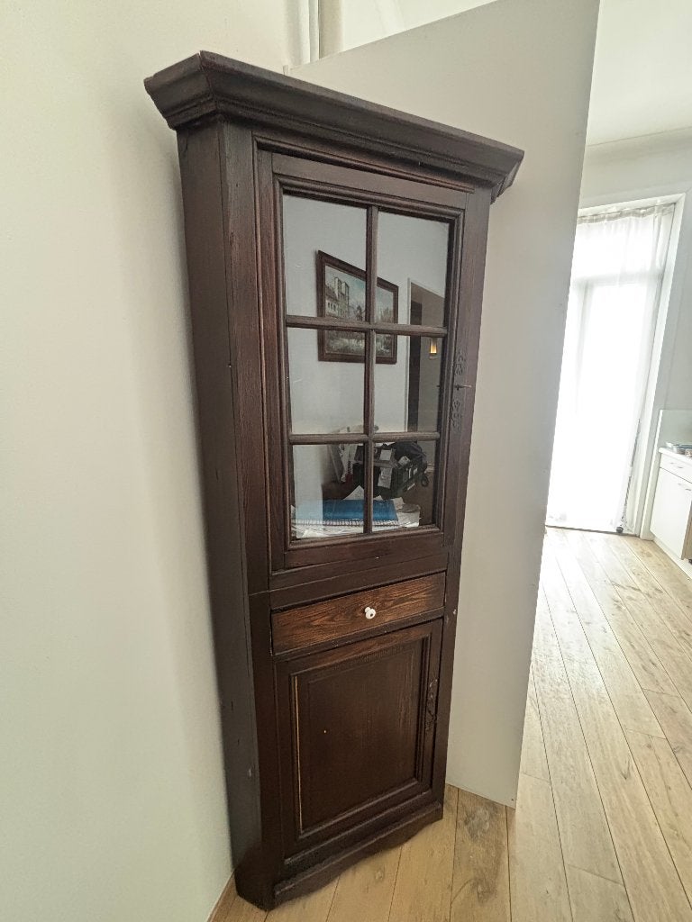 Ancienne vitrine, Maison & Meubles, Armoires | Vitrines, Enlèvement ou Envoi, Utilisé