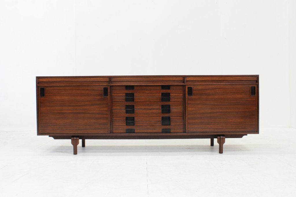 Vintage Sideboard dressoir Renato Magri Cantieri Carugati, Maison & Meubles, 25 à 50 cm, 200 cm ou plus, Enlèvement ou Envoi, Comme neuf