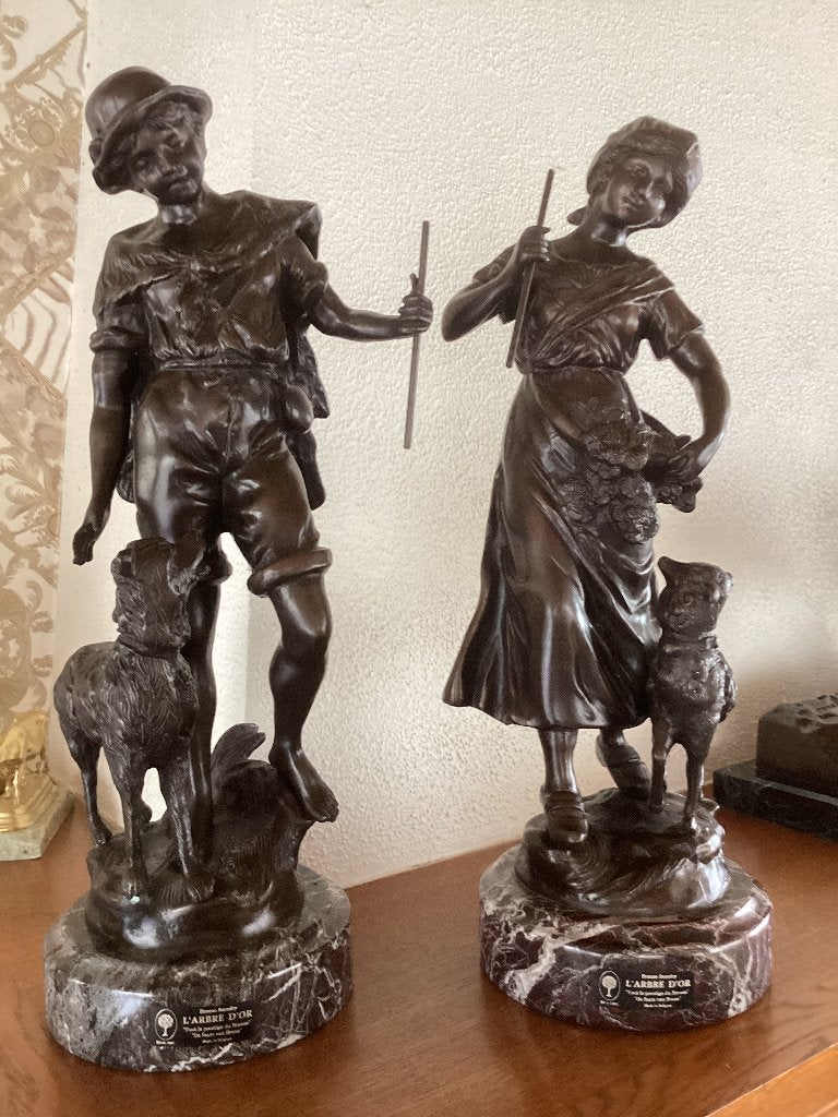 Bronzen beelden, Ophalen, Brons
