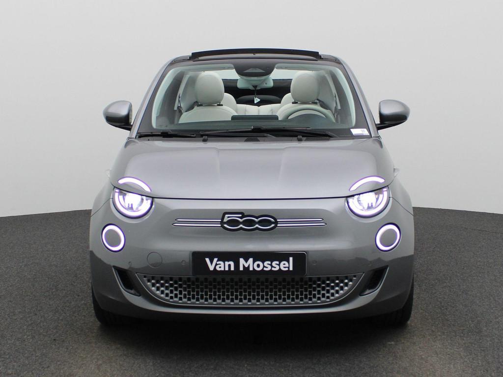 Fiat 500C 500e 42 kWh La Prima, Auto's, 4 zetels, Stof, Cabriolet, 1405 kg