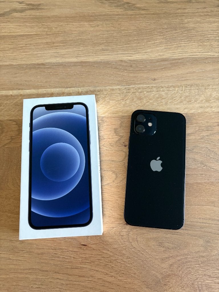 Iphone 12, Telecommunicatie, Mobiele telefoons | Apple iPhone, Ophalen, Zwart, Zo goed als nieuw, 84 %