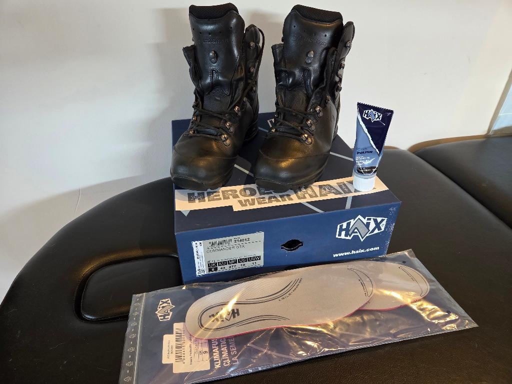 Haix commander GTX maat 9, Vêtements | Hommes, Chaussures, Porté, Bottes, Noir, Enlèvement ou Envoi