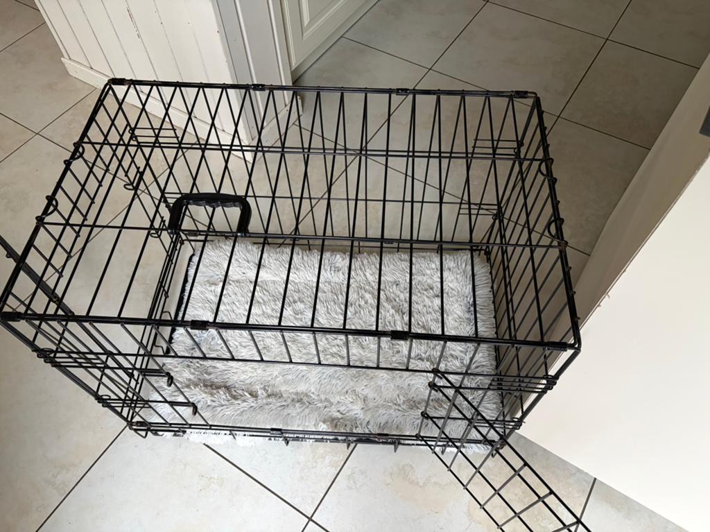 Opvouwbare bench, Dieren en Toebehoren, Ophalen, Zo goed als nieuw