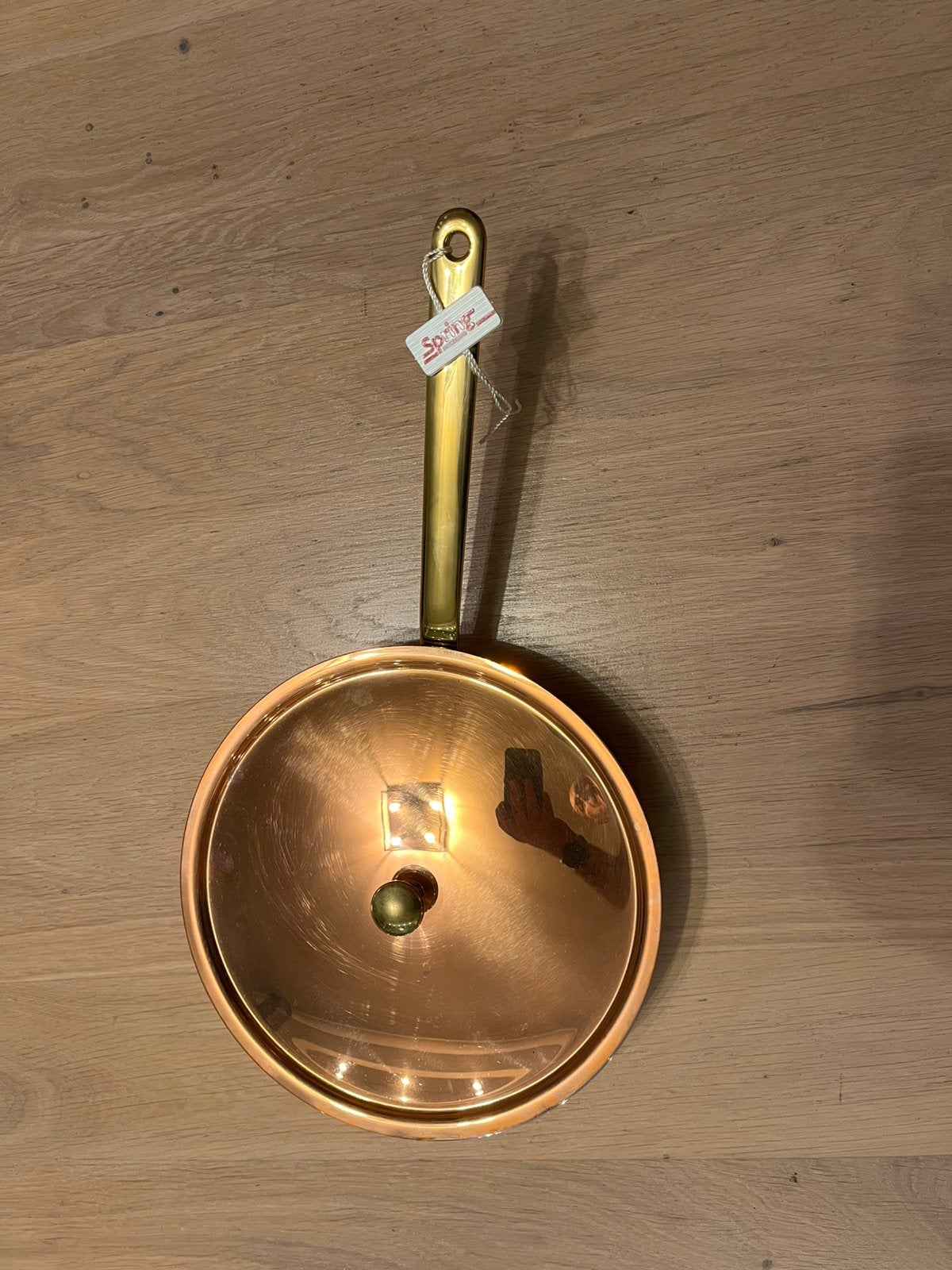 Koperen pan met deksel. Nooit gebruikt!, Ophalen, Koper, Met deksel, Nieuw
