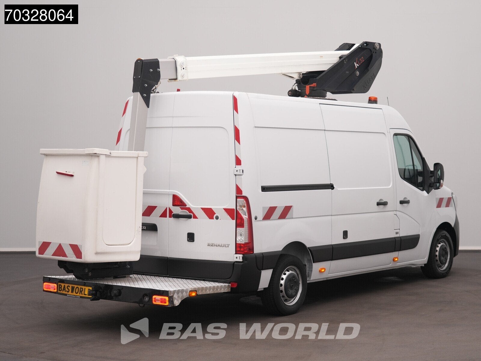 Renault Master 145PK Hoogwerker Werkhoogte 11,2m L2H2 Trekha, Auto's, Bestelwagens en Lichte vracht, Stof, Gebruikt, 4 cilinders