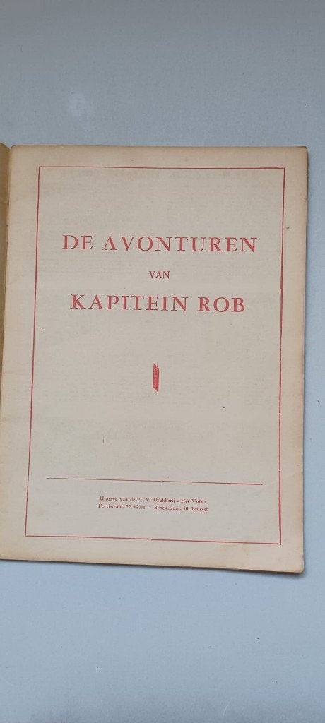 Les soirées du capitaine Rob, Une BD, Enlèvement ou Envoi, Utilisé
