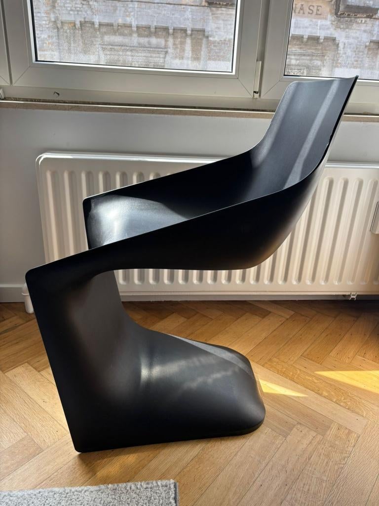 6x Design stoelen Kristalia PULP – Christophe Pillet, Huis en Inrichting, Ophalen, Kunststof, Zwart, Design