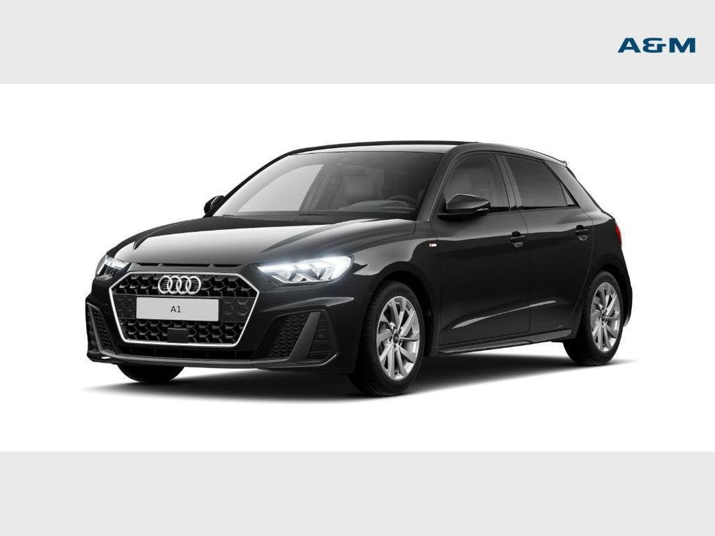 Audi A1 Sportback A1 Sportback 25 TFSI Prestige Edition S tr, Auto's, Automaat, A1, Zwart, 128 g/km