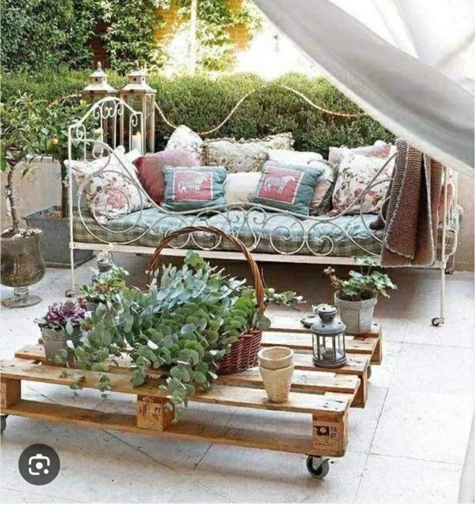 Fauteuil de jardin en fer forgé, Enlèvement, Utilisé, Métal