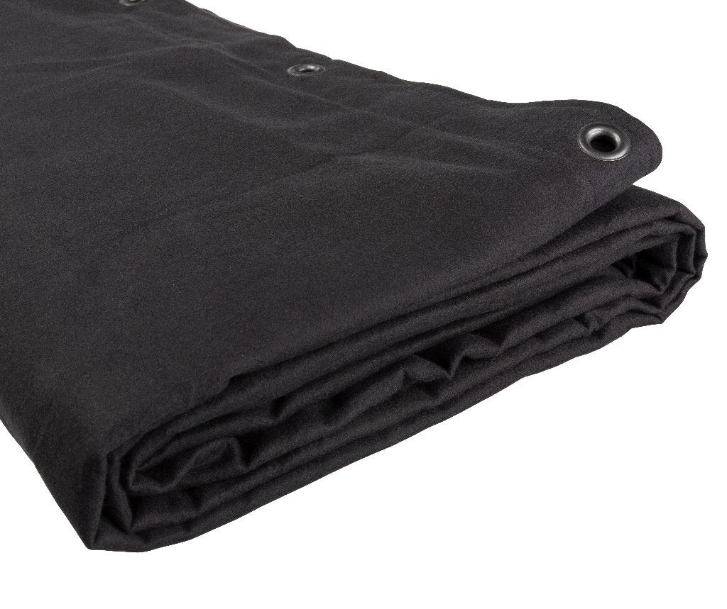 Pendrillons Deco Molton, Euro Molton, Sound Absorber, noir, Enlèvement ou Envoi, Neuf