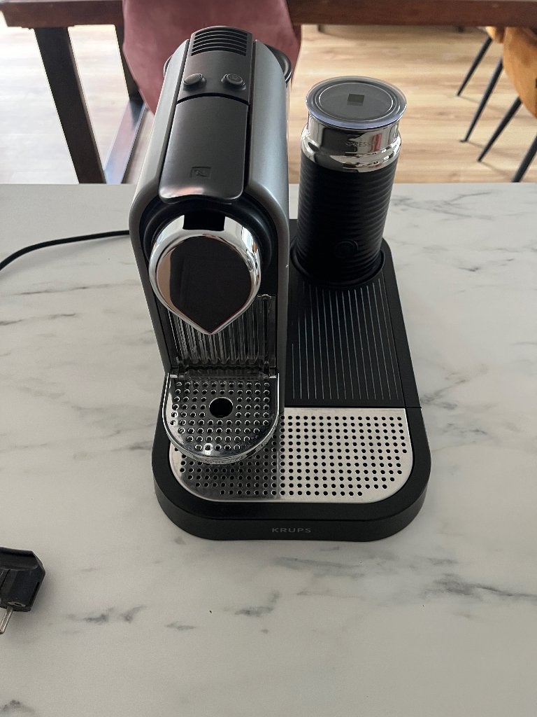 Nespresso apparaat Krups, Ophalen, Gebruikt, Koffiemachine, Koffiepads en cups