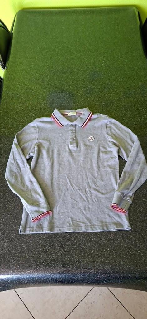 Moncler TM: grijs poloshirt voor heren, Kleding | Heren, Polo's, Ophalen, Moncler, Maat 48/50 (M), Zo goed als nieuw