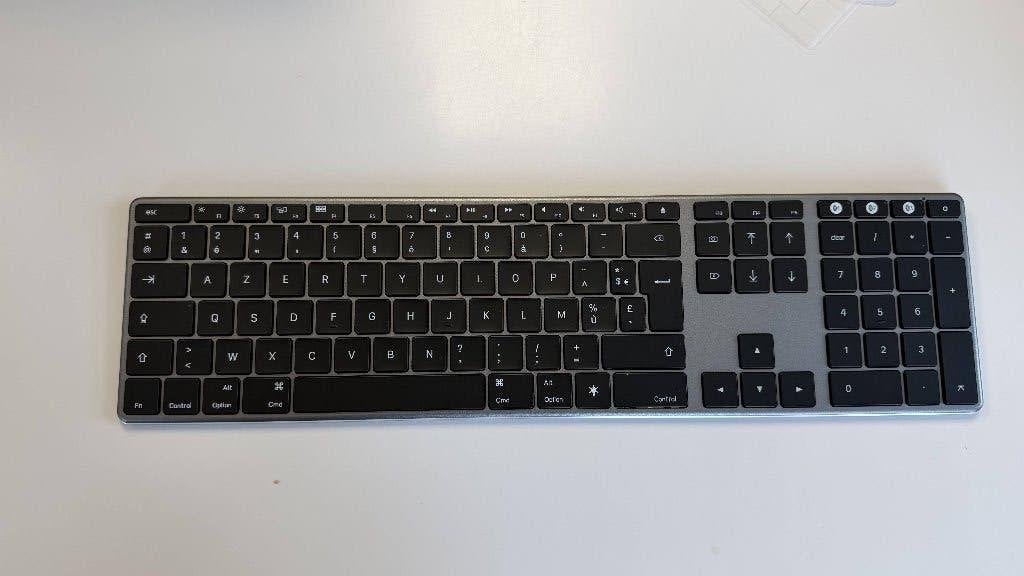 Azerty zwart toetsenbord Jelly Comb, Computers en Software, Toetsenborden, Nieuw, Azerty, Draadloos, Ophalen