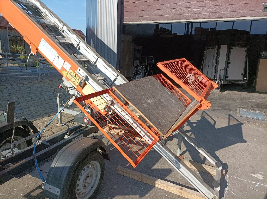 ladderlift bocker, Ophalen