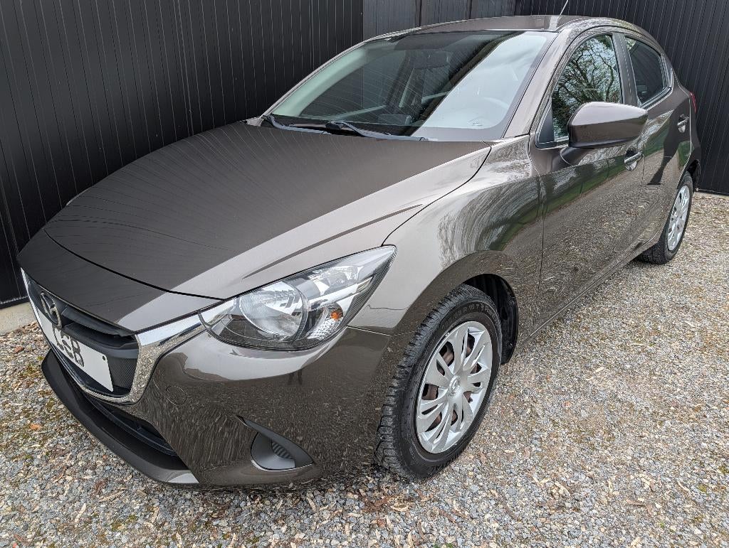 Mazda 2 - Garantie - Automaat - Eerste eigenaar - 60.000km, Auto's, Stof, Euro 6, 4 cilinders, Bruin