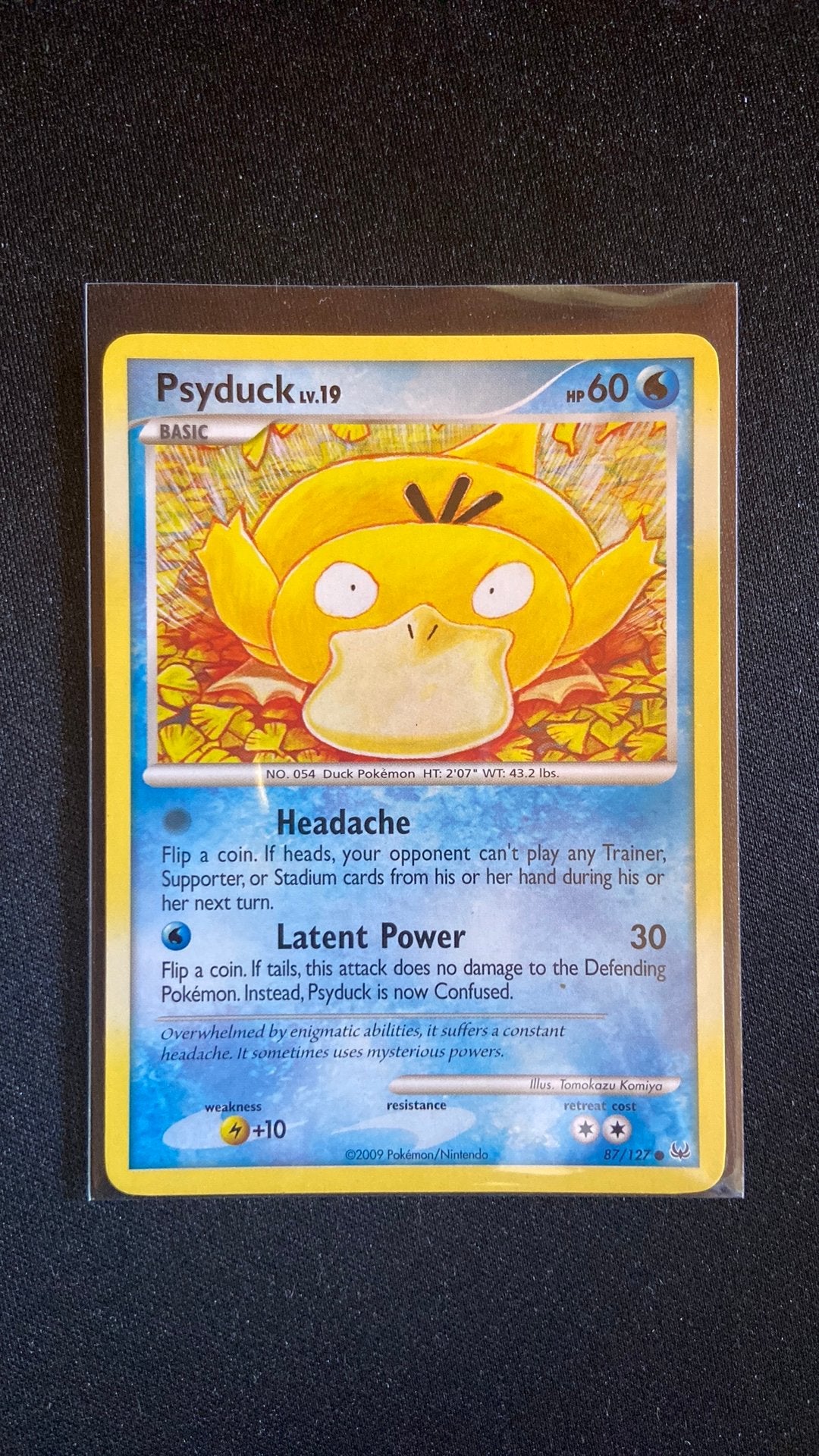 Psyduck (platinum), Ophalen of Verzenden, Zo goed als nieuw