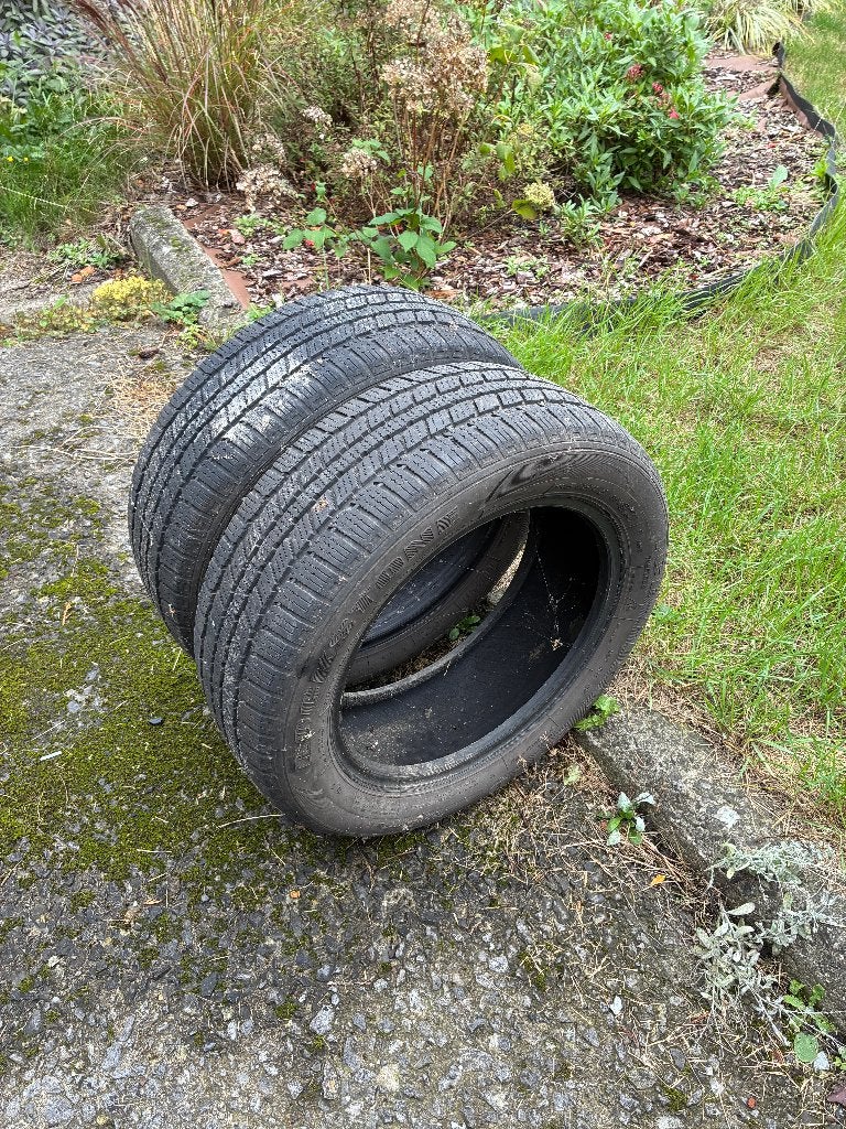 2 banden 195/55 R15 85H — 40€, Ophalen, Gebruikt, Winterbanden, Band(en)