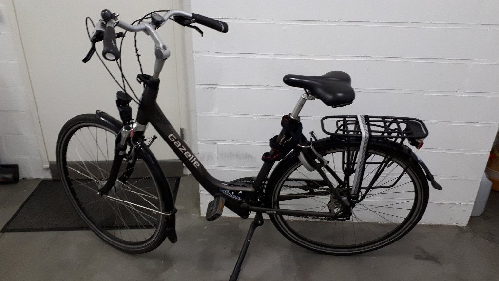 damesfiets Gazelle, Fietsen en Brommers, Fietsen | Dames | Damesfietsen, Ophalen, Gebruikt, Velgrem, (Extra) lage instap
