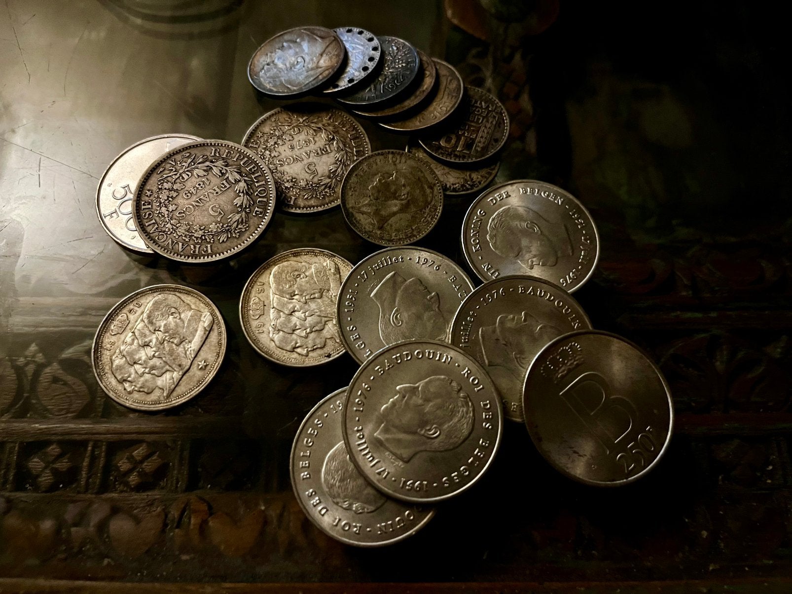 Lot de pièces en argent, Enlèvement ou Envoi, Argent, Série, Argent
