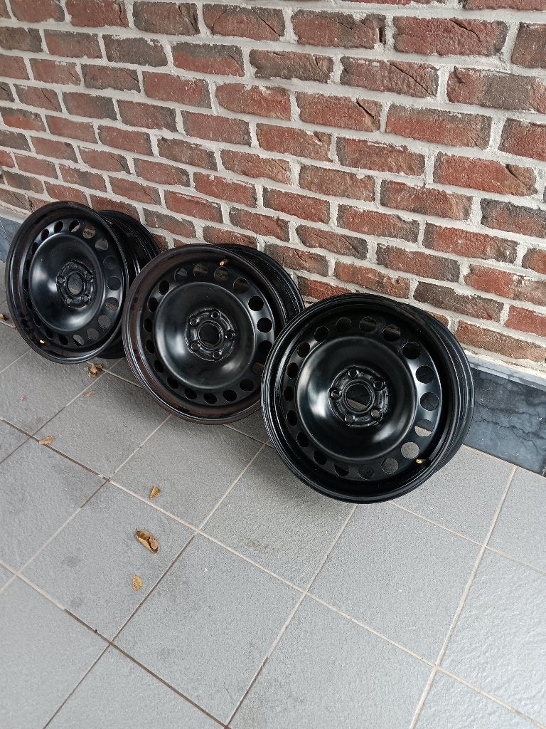 4 jantes tole 17 pouces pour vw tiguan,Q3, Enlèvement, Utilisé, 17 pouces, Jante(s)