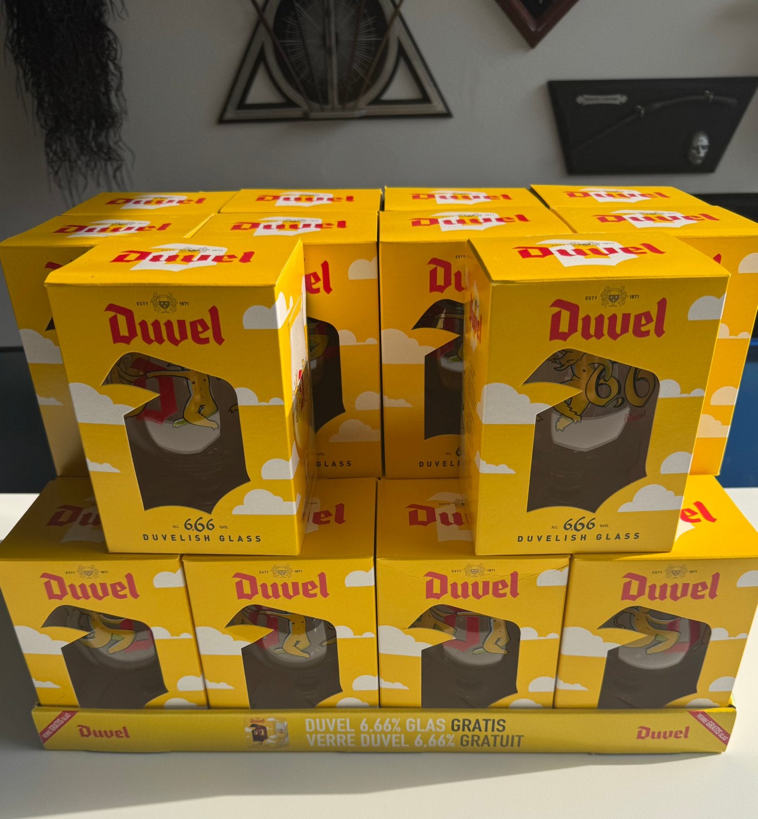 DUVEL 666. Verre bière collection. Édition limitée, Enlèvement ou Envoi, Duvel