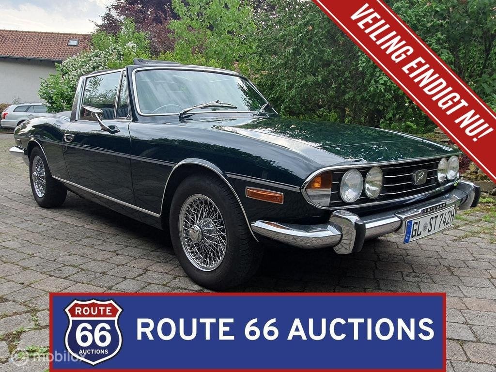 Triumph Stag | 1974 | Route 66 Auctions, Autos, Oldtimers & Ancêtres, Achat, Entreprise, Boîte manuelle, Triumph