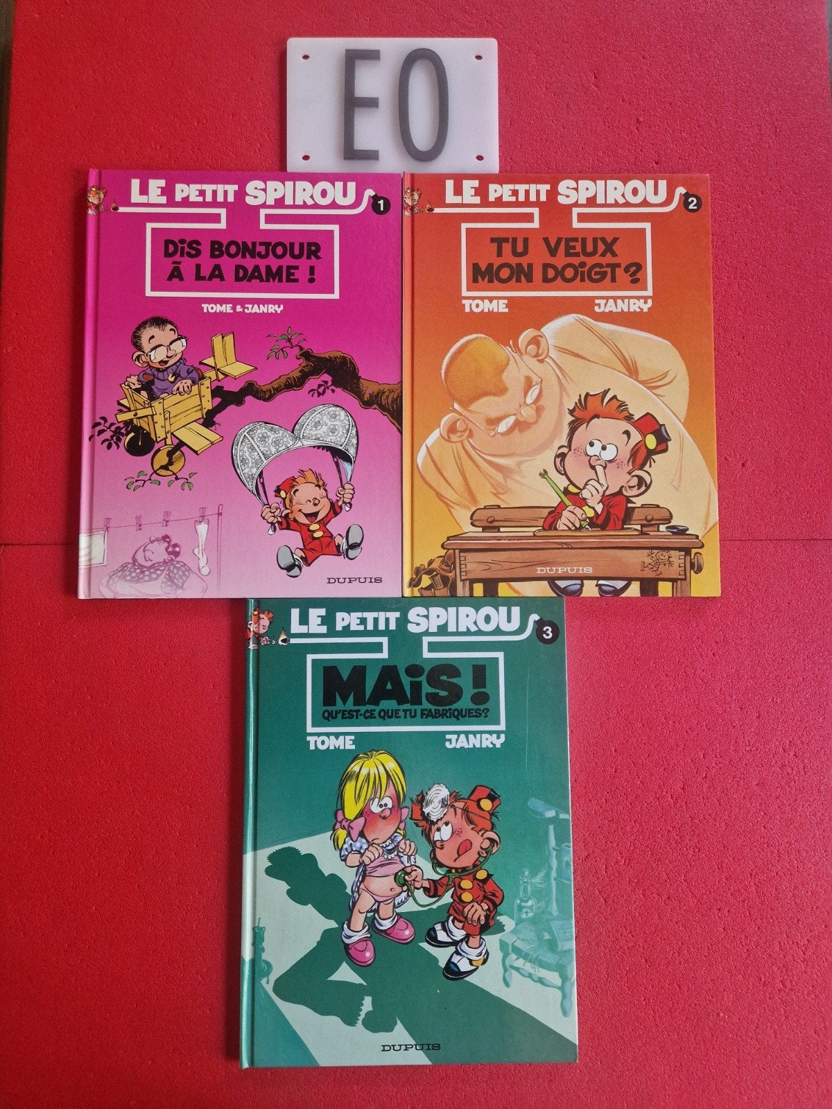 lot de 3 bd le petit spirou 1 à 3,EO, Enlèvement ou Envoi