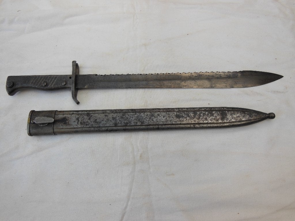 Ersatz SG 98/05 avec dents de scie, régimenté ! ! !, Collections, Enlèvement ou Envoi, Armée de terre, Couteau ou Poignard