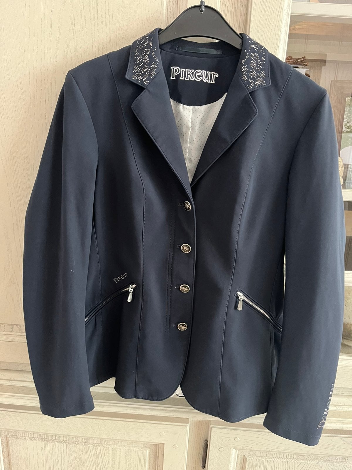 Wedstrijdjas Pikeur maat 38 met strasssteentjes, Dieren en Toebehoren, Paardrijkleding, Ophalen of Verzenden, Zo goed als nieuw