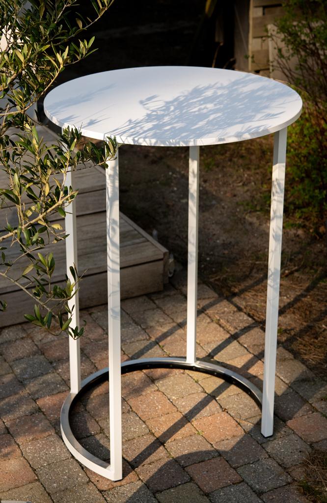 Mange-debout Flexfurn Kubo Curve – Ø80 blanc, Enlèvement, Comme neuf