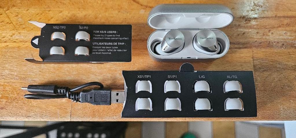 Technics EAH-AZ60 - Premium True Wireless Earbuds, In gehoorgang (in-ear), Overige merken, Zilver, Nieuw