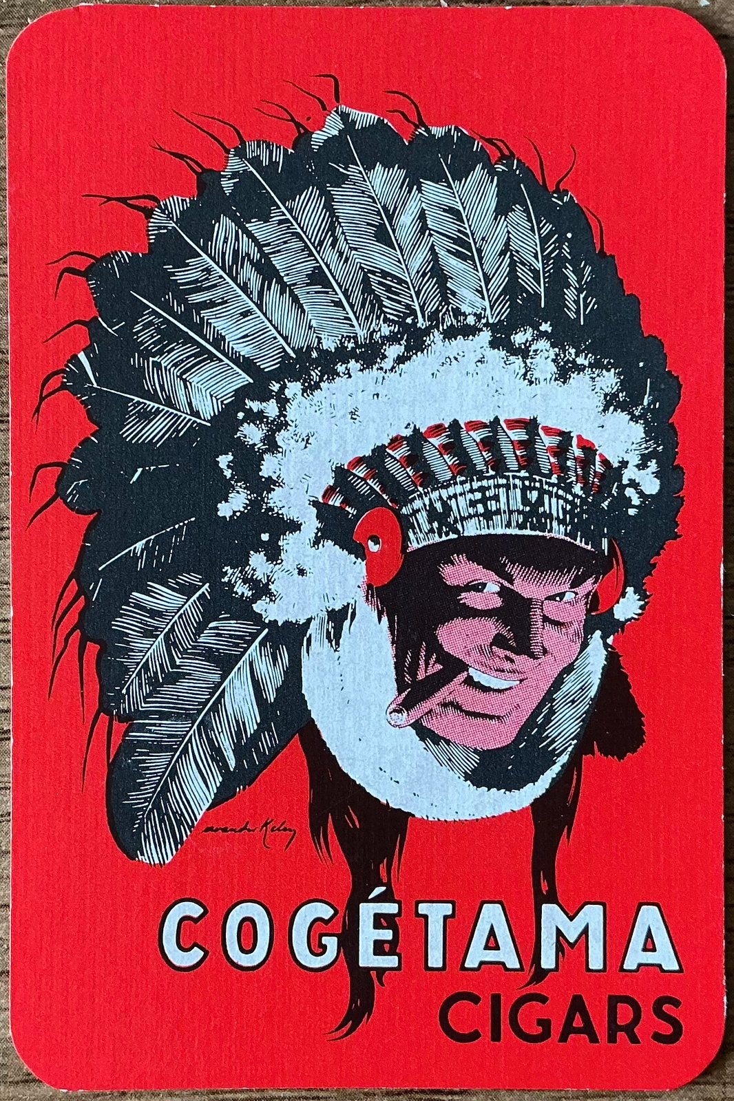 Splk COGÉTAMA CIGARS, Ophalen of Verzenden, Zo goed als nieuw, Speelkaart(en)