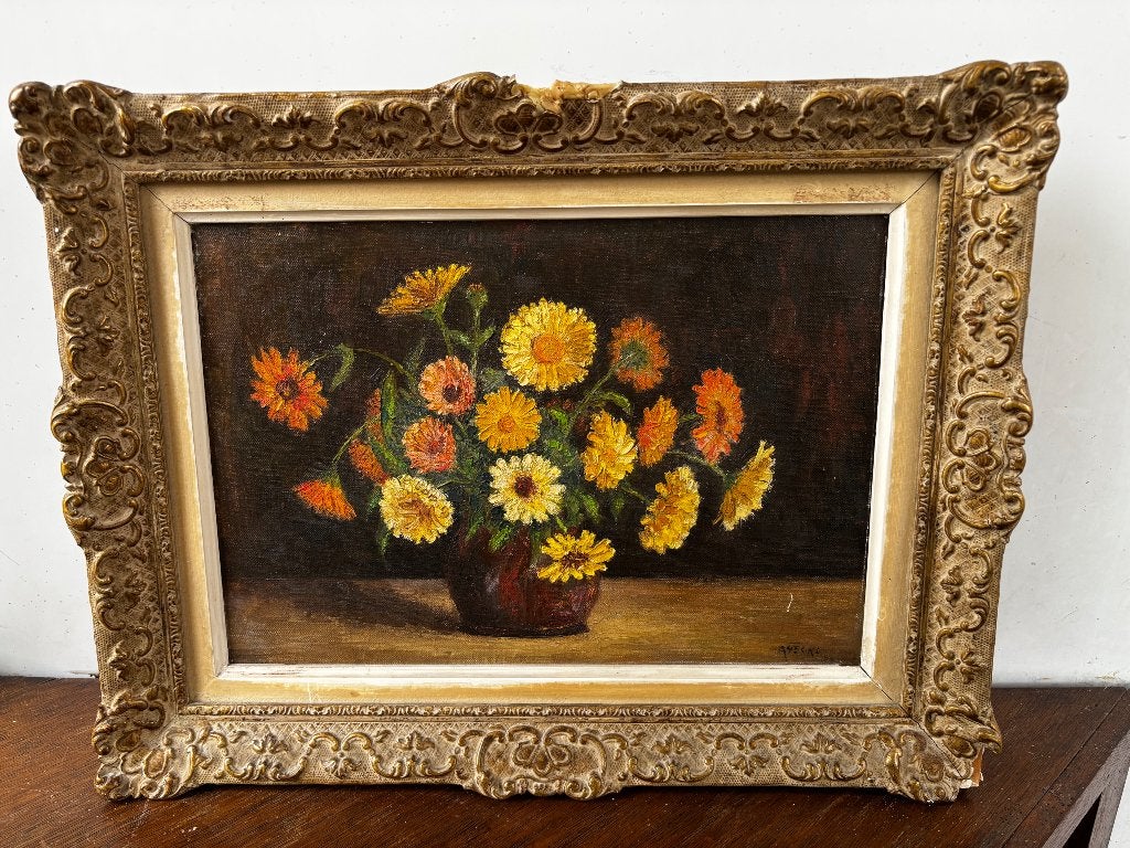 Œuvre d'Albert Van Hecke, Enlèvement ou Envoi, Fleurs