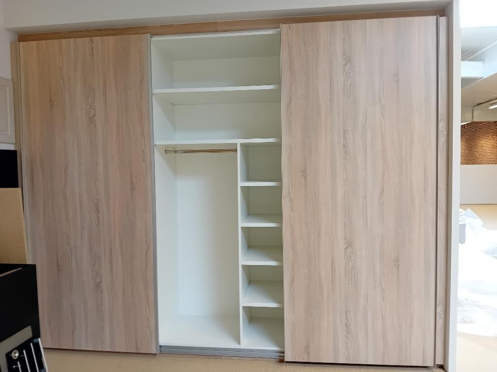 Schuifdeur inbouwkast, Avec tablette(s), 200 cm ou plus, Enlèvement ou Envoi, Comme neuf