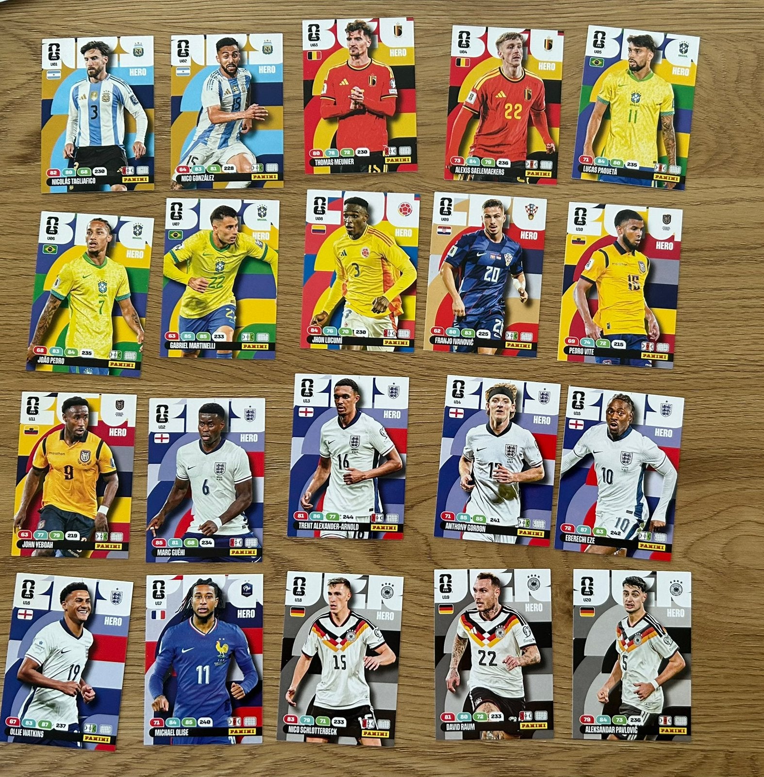 Panini Fifa World Cup 2026 Set 48 cartes supplémentaires, Enlèvement ou Envoi, Neuf, Plusieurs images