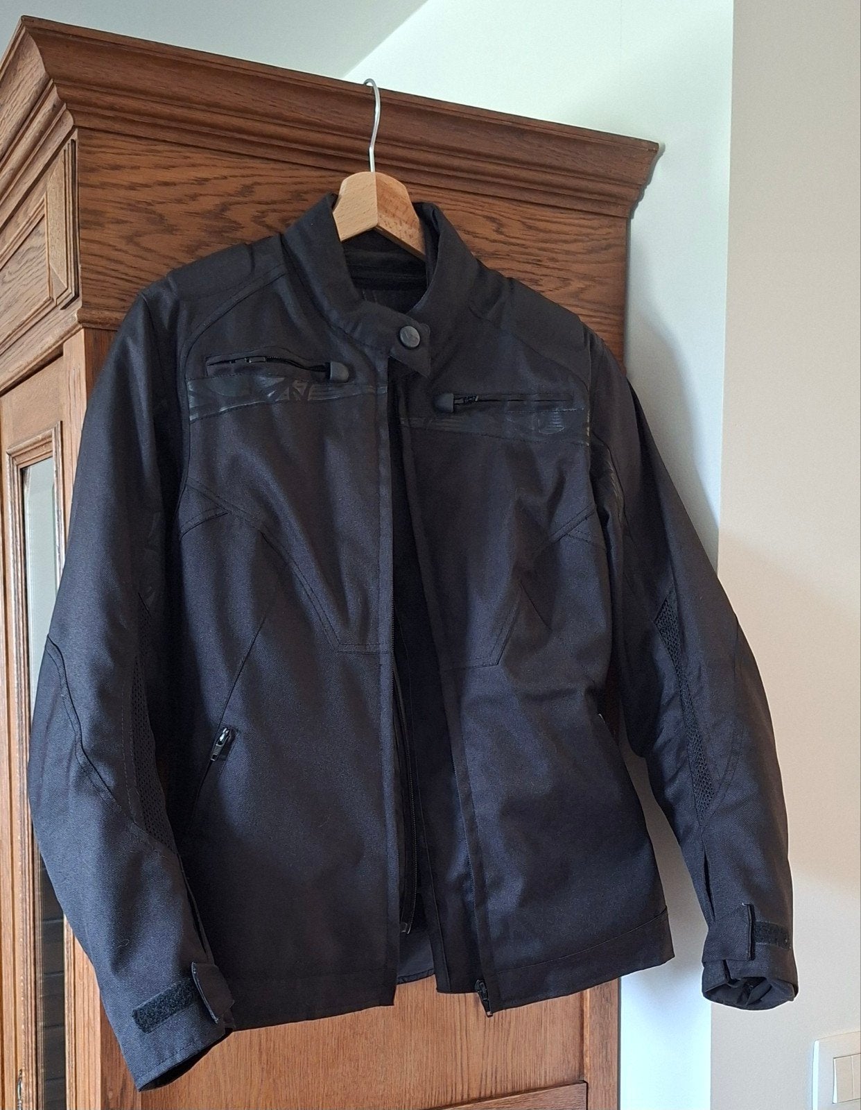 TRV Motorjas vrouw S, Ophalen, Jas | textiel, Tweedehands, Dames