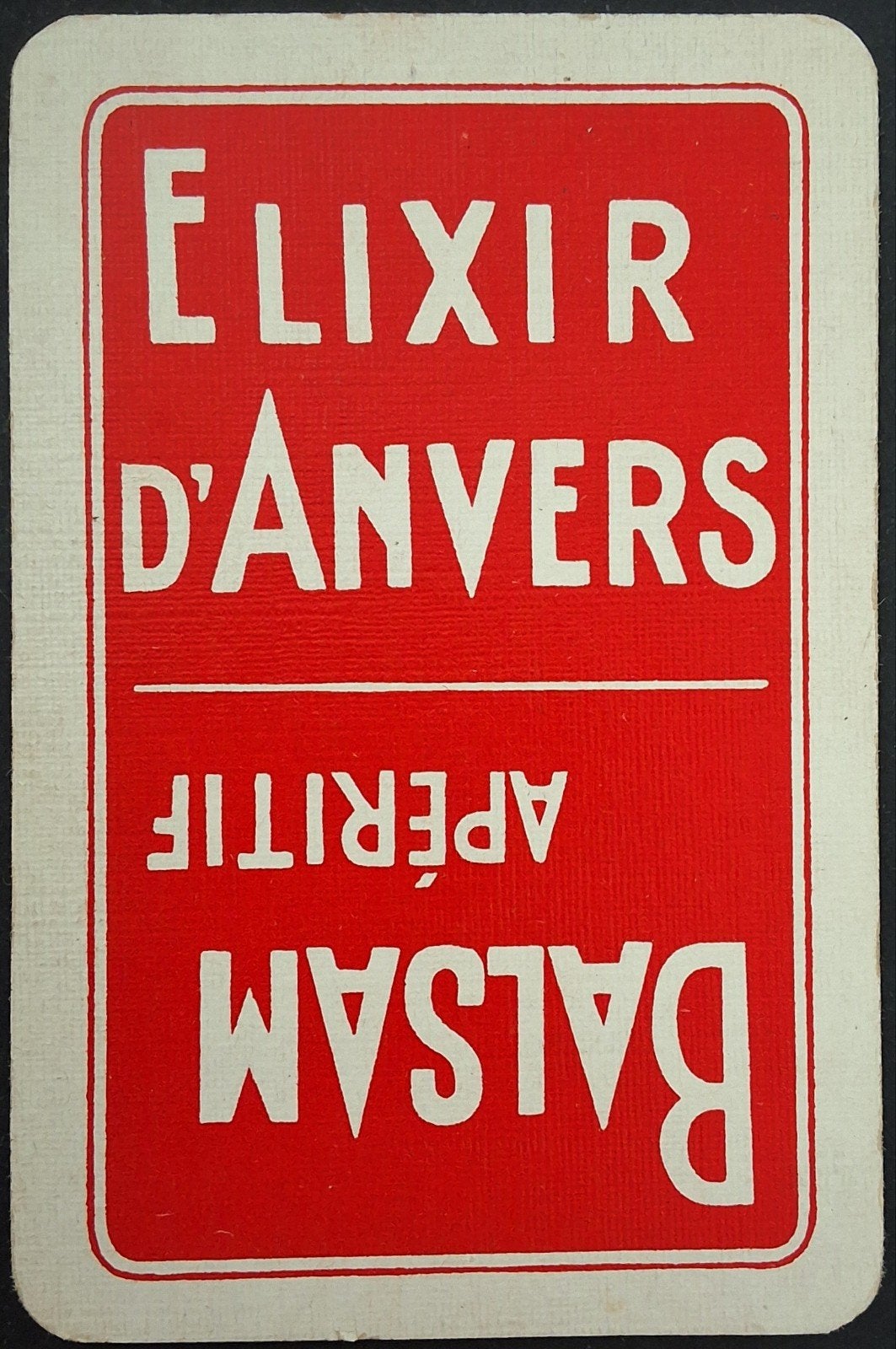 1 Speelkaart  Elixir d'Anvers, Ophalen of Verzenden