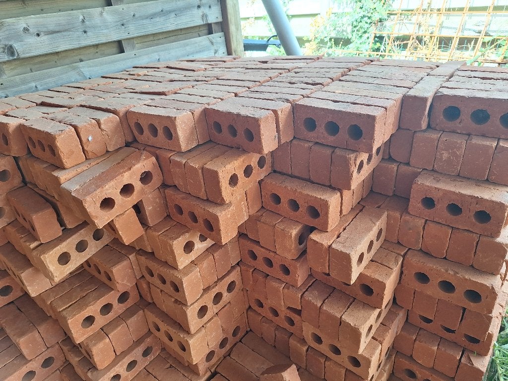 Rodelandse Terca Recup gevelsteen, Doe-het-zelf en Bouw, Ophalen, Nieuw, Bakstenen