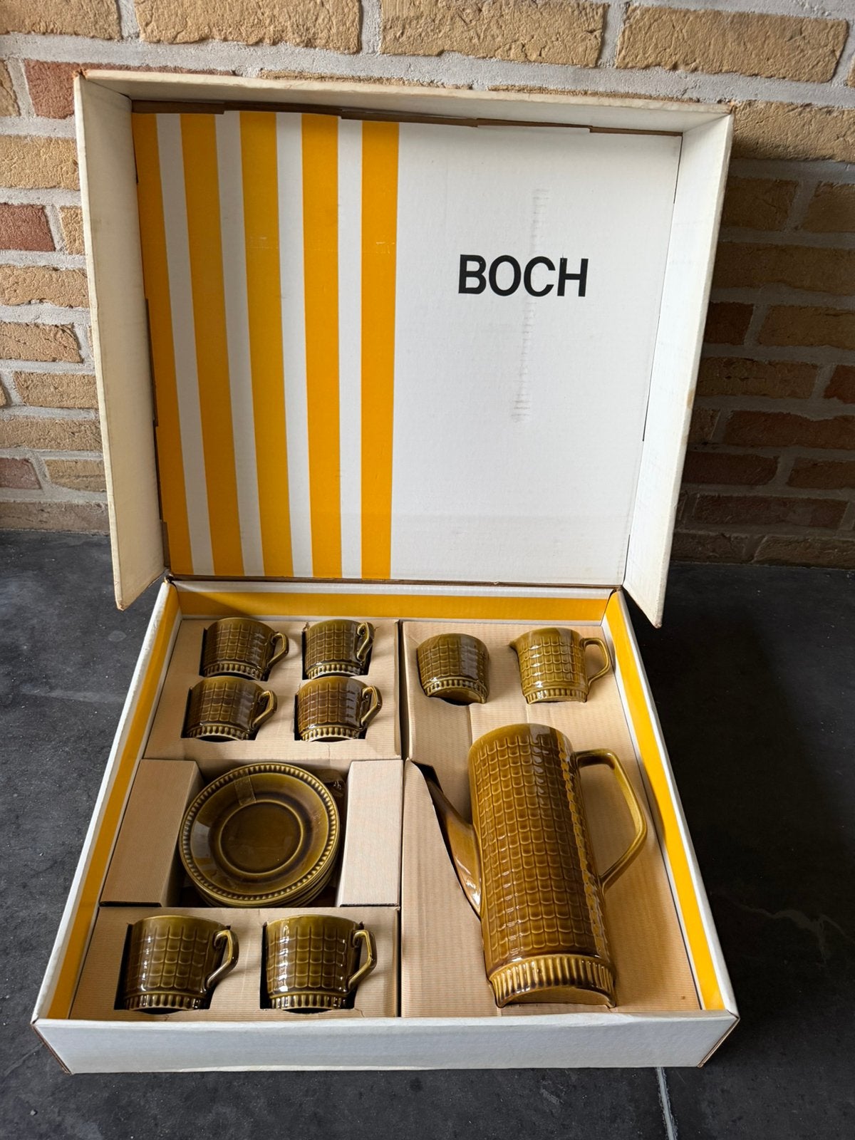 Service à café Boch, Antiquités & Art, Enlèvement ou Envoi