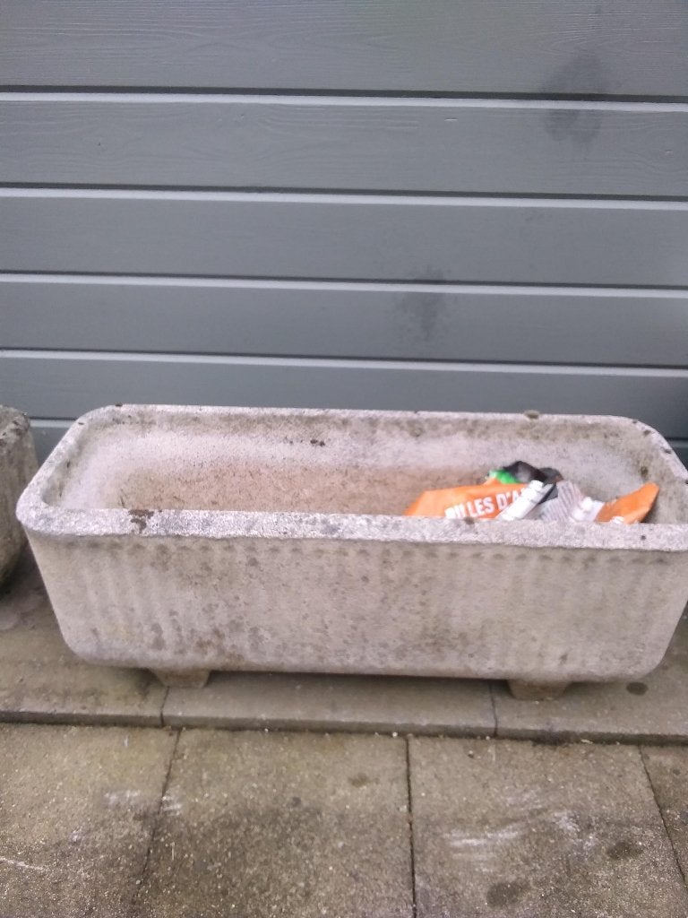 Betonnen bloembakken, Ophalen, Gebruikt, Minder dan 30 cm, Binnen