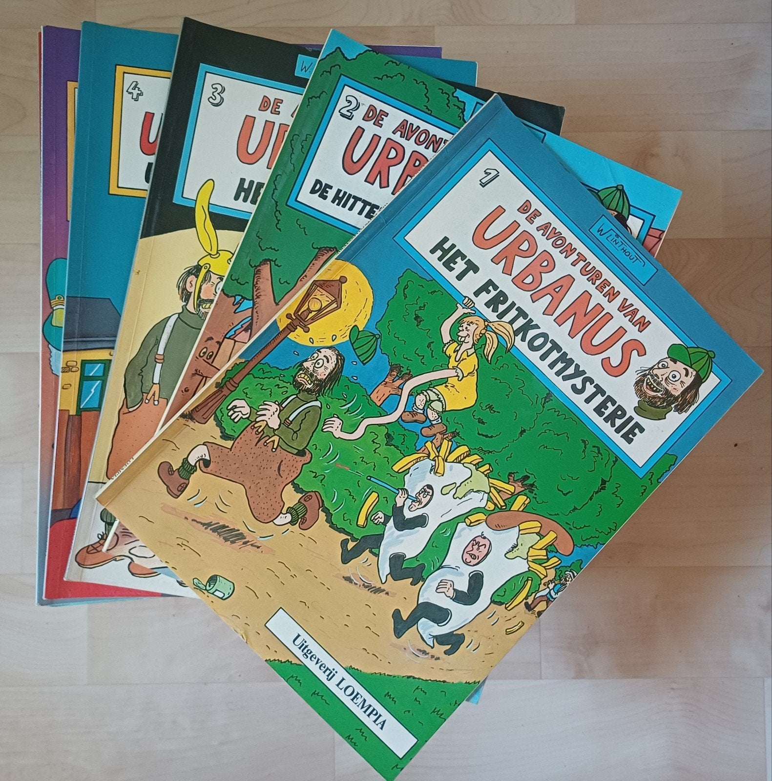 Lot van 59 Urbanus stripverhalen (1983-2010), Plusieurs BD, Linthout en Urbanus, Comme neuf, Enlèvement