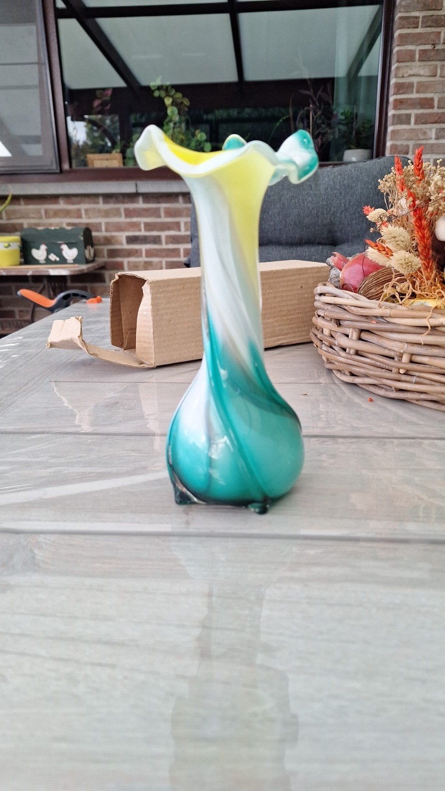 murano vaasjes, Ophalen