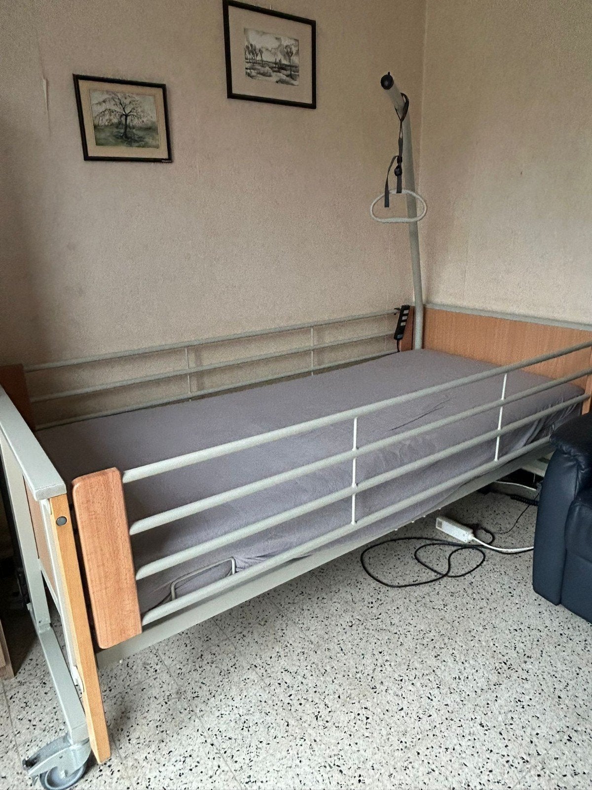 Elektrisch zorgbed Comfort Plus, Ophalen